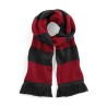 Scarf - B479:Black, 100% acrylic, Classic Red, One Size